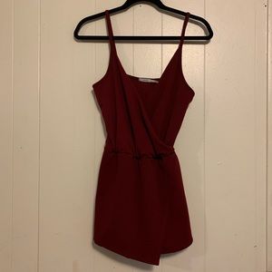 Urban Outfitters Maroon Romper